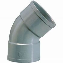 COUDE 45 FF DIAMETRE 50 PVC EVACUATION