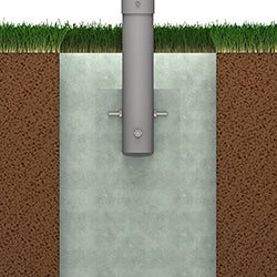 POTEAUX POUR BRISE VUE BIOHORT