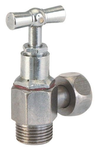 ROBINET CHASSE D'EAU WC EQUERRE CHROME