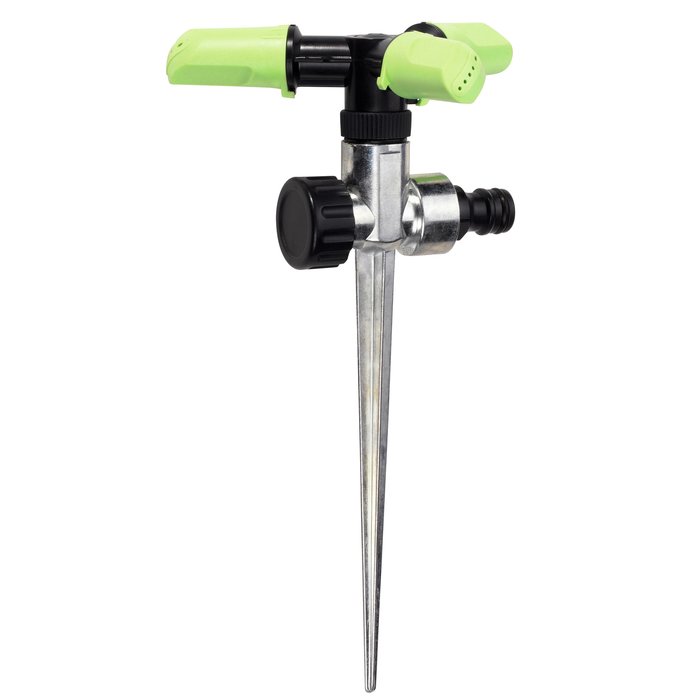 ASPERSEUR 3 BRANCHES SUR PIQUE ZINC + RACCORD RAPIDE